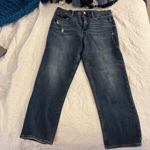 GAP Women's Straight Leg Jeans - Dark Blue